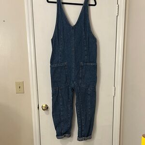 We The Free High Roller Denim Jumpsuit